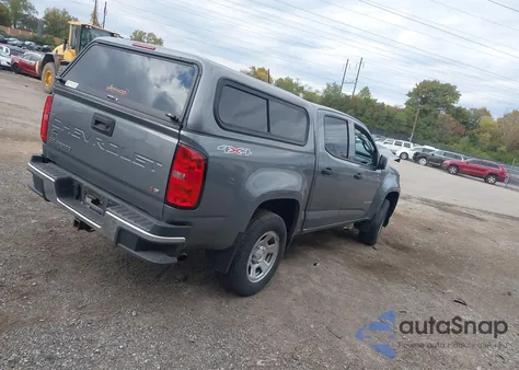 2022 Chevrolet Colorado 4Wd Short Box Wt из США, поврежденный, VIN 1GCGTBEN8N1319251